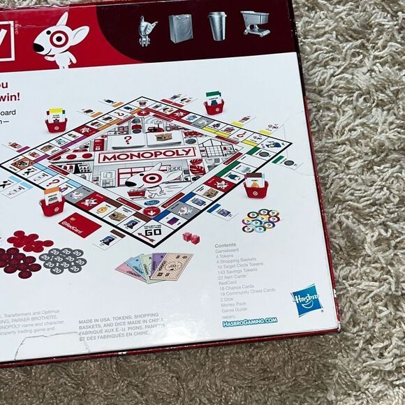 Hasbro Monopoly Game Target Store Edition Board Game NEW Sealed - Picture 6 of 11